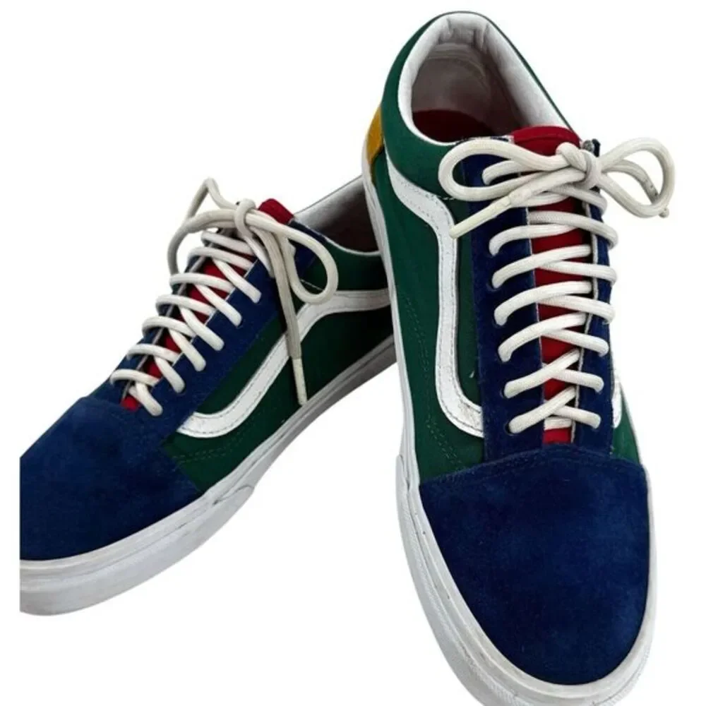 Vans Old Skool Yacht Club Skate Suede‎ Shoe UNISEX Color Block Men 8.5 Women 10